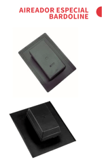 Onduline® - Accesorios BARDOLINE® - Aireador especial - Dim: 40 x 28,5 x 6,3 cm